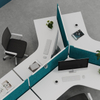 Unregelmäßige Y-Design Office Desk & Chair Combo