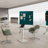 Executive Big Conference Set (Tisch + 4-8 Lederstühle)
