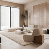 Modernes Plattformbett mit ultralotigem Polsterung-platzsparendes Design für kleine Apartments