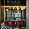 Speisestisch für ein maßgeschneidertes Restaurant-High-End-Massivholzdesign für Hotels
