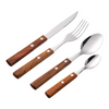 Großhandel Neues Rosewood Edelstahl Western Geschirr Set Handelshaupt Haushaltssteakmesser -Gabel Vier -Stück -Set