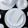 Ladegeräte Luxus Home Ware Turkish Teller Weiß und Goldteller Sets Geschirr moderner Keramik -Geschirrporzellanschale