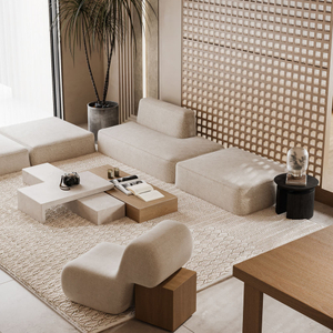 Modernes Apartmentsofa Set - 3 -teiliger Abschnitt mit Chaise Lounge
