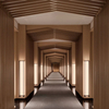 Zeitgenössisches High-End-modernes Design Massivholz Panel für Esshotelmöbel bis 5-Sterne-Hotelstandards für öffentliche Gebiete