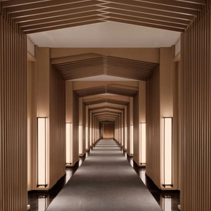 Zeitgenössisches High-End-modernes Design Massivholz Panel für Esshotelmöbel bis 5-Sterne-Hotelstandards für öffentliche Gebiete