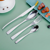 Western Geschirrspiegel poliertes Fischschwanzmesser Gabel Löffel Steakmesser Edelstahl Stahl