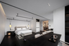 Moderne Star Hotelmöbel Schlafzimmer Set Home Möbel Kingsize -Holz-/Stofftop für Wohnungen Shunde Guangdong