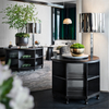 Stylischer zeitgenössischer Holz -Esstisch und Stuhlset - am besten für Hotels & Cafés