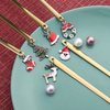 Fabrik Großhandel 6PCS Weihnachtslöffel Gabel Gabel Geschenkbox Weihnachtslöffel für Familienfeier Hotel Gold Weihnachten Kid Spoon Set
