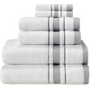 Luxusweiß Maximale Weichheit Jacquard Baumwolle dickes Schnellrockenbadetuch Set