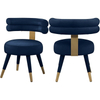 Vancouver Industrial Chair Metal und Leder Kombination