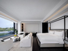 Moderne Star Hotelmöbel Schlafzimmer Set Home Möbel Kingsize -Holz-/Stofftop für Wohnungen Shunde Guangdong