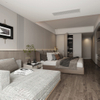 Moderne zeitgenössische Queen -Size -Holzhotel -Hotelmöbel für Schlafzimmer für Wohnung kostenloser Versand