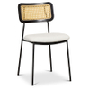 Vancouver Industrial Chair Metal und Leder Kombination