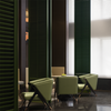 Stylischer zeitgenössischer Holz -Esstisch und Stuhlset - am besten für Hotels & Cafés