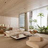 Hochwertiges Hotel Lounge Sofa Möbelsofa Set maßgeschneidert modernes Holzsofa Massives Holz Wohnzimmer Sets Möbel Luxus