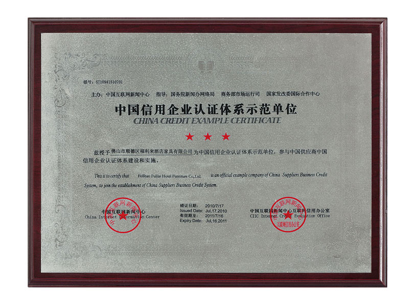 <span style="font-size:10px;">Zertifizierung eines chinesischen Kreditunternehmens </span> <div><span style="font-size:10px;">Systemdemonstrationseinheit</span></div> 