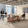 Smart Conference Room Set mit Tisch + Stühle + Mobiles Whiteboard