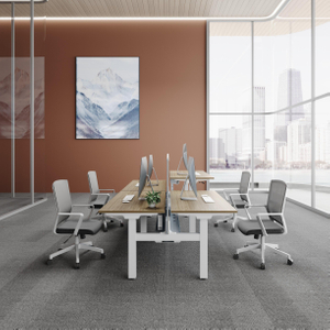 Ergonomische Office Workstation mit Tafel Divider Desk und Stuhl Combo