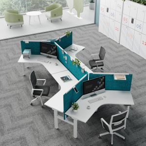 Unregelmäßige Y-Design Office Desk & Chair Combo