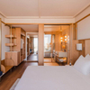 Moderne Hotel Schlafzimmermöbel Hausmöbel Weiß zeitgenössischer King -Size -Schlafzimmer Set hochwertig 5 Sterne Samt Tufted