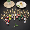 Großhandel süße Weihnachtsmann -Claus -Puppe Dessert Kaffeelöffel Set Fork Kreatives Geschirr Edelstahl Besteck Weihnachten Hochzeitsgeschenk