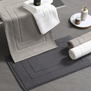 Neue Stile Jacquard Floor Matte Wasser absorbierende Non -Slip -Fuß -Handtuch Hotel Badmatten