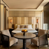 Moderne Luxus Kingsize -Schlafzimmer Set 2025 High End 5 Sterne Resort Hotelmöbel Hochwertiges Holz/Stoff für Heimwohnung