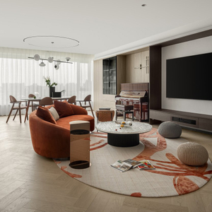 Moderner Stoff L-förmiges Schnittsofa Set mit Couchtisch