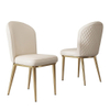 Vancouver Industrial Chair Metal und Leder Kombination