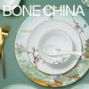 Bestseller chinesischer Stil Bone China Luxus feines China -Abendessen, Luxus -Abendessen ~