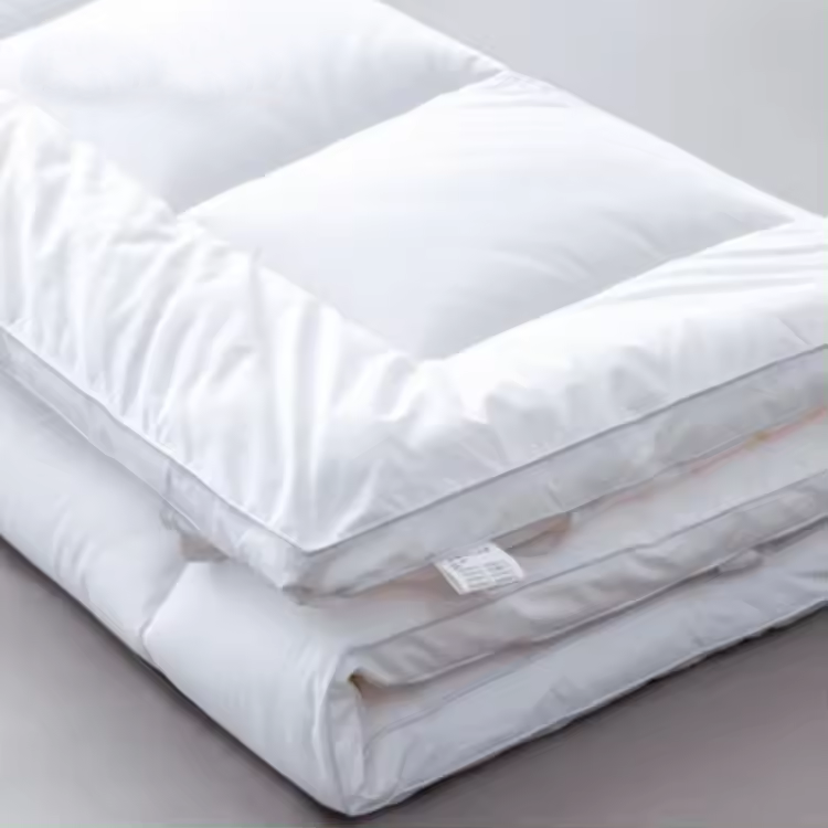 Großhandel waschbare weiße Hotel-Matratzenauflage aus gesteppter Baumwolle mit 700 g/m² Mikrofaser