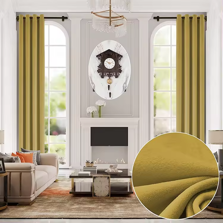 New Design Home Rideauxx de Salon Stickvorhänge Verdunkelungsvorhänge für den Luxus im Wohnzimmer