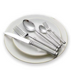 Werksrestaurant Hotel Edelstahl 304 Hochspiegel Polnisch Silber Besteck Set Löffel Messer und Gabel Set Besteck Set