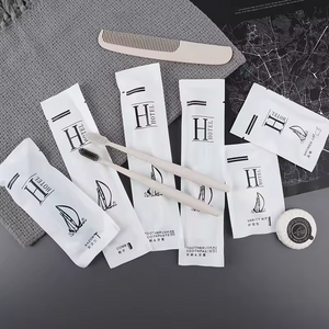 Personalisiertes Hotel-Ausstattungsset, individuelle Logo-Verpackung, Hotel-Ausstattungsartikel, Toilettenartikel-Set