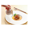 Customized Products Keramik weiße Service Dish Bone China Meeresfrüchte 14 "Bootsform für das Restaurant Catering Hall