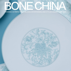 Chinesische Geschirr Lieferanten Großhandel Custom Hotel Fine China Abendessen Set Aufkleber Porzellan Bone China